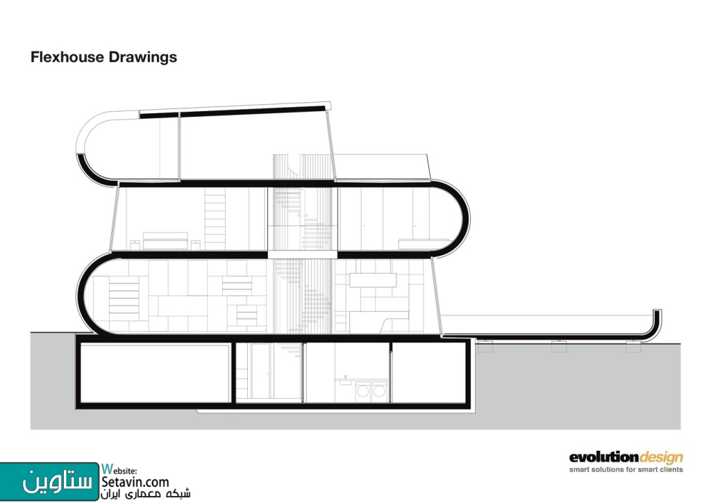 ساختمان مسکونی , Flexhouse , تیم معماری , Evolution Design , سوئیس , مسکونی , ساختمان , ویلا , سیال , منظر دریاچه , طراحی ویلا , طراحی داخلی مسکونی