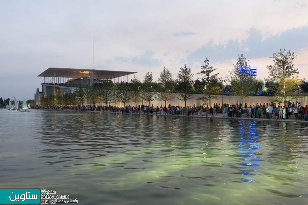 مرکز بنیاد فرهنگی , Stavros Niarchos , تیم طراحی , Renzo Piano Building Workshop , یونان , Renzo Piano , رنزو پیانو , مرکز فرهنگی , اپرا ملی , کتابخانه ملی , طراحی اپرا