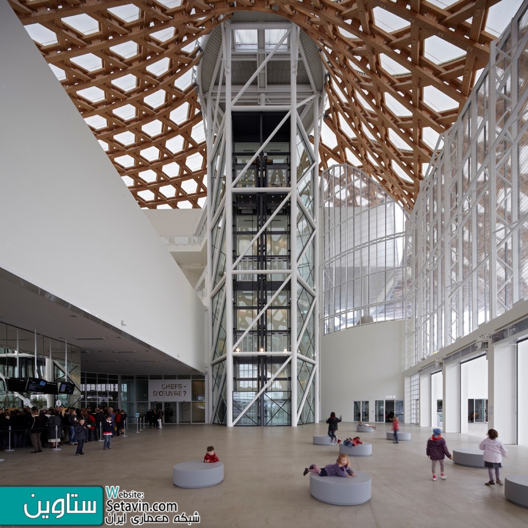 مرکز فرهنگی , Pompidou-Metz , تیم معماری , Shigeru Ban , فرانسه , مرکز پمپيدو-متز , Shigeru Ban , معمار ژاپني , سقف مواج , پارچه تفلون , مجموعه فرهنگی