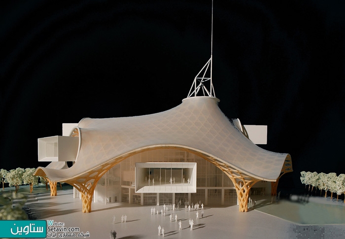 مرکز فرهنگی , Pompidou-Metz , تیم معماری , Shigeru Ban , فرانسه , مرکز پمپيدو-متز , Shigeru Ban , معمار ژاپني , سقف مواج , پارچه تفلون , مجموعه فرهنگی