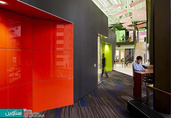 طراحی داخلی دفتر جدید مایکروسافت در سان فرانسیسکو