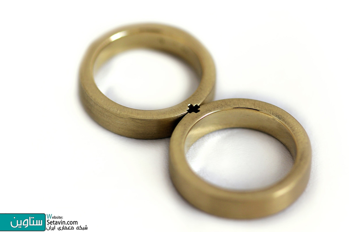 حلقه های عروسی با طراحی خاص و مینیمال