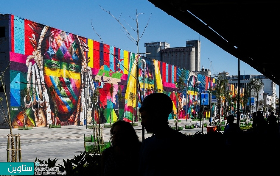 رکورد بزرگترین نقاشی دیواری جهان به مناسبت المپیک 2016 ریو