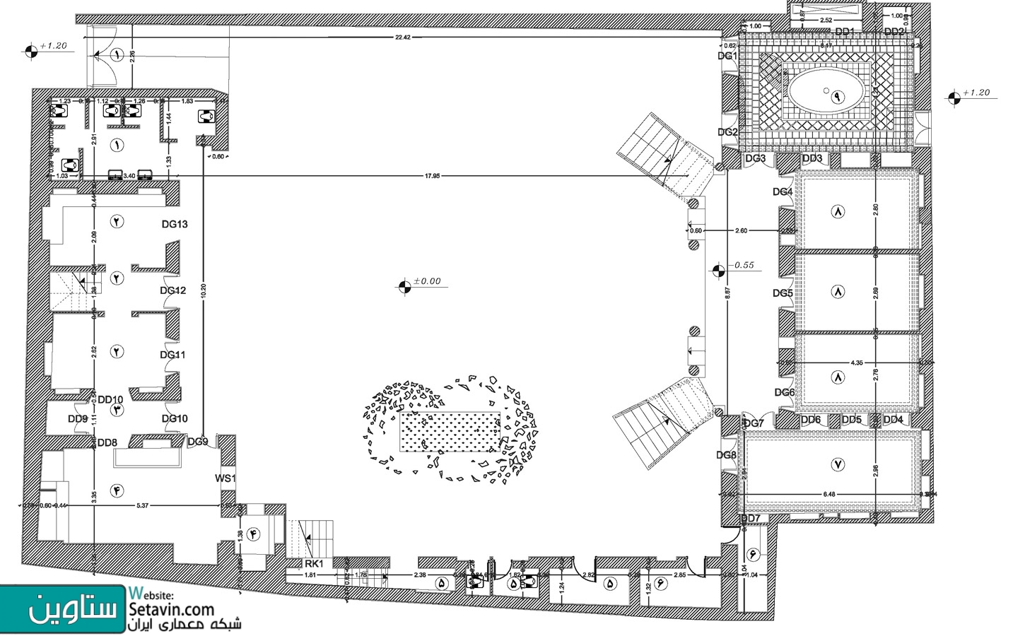 خانه تاریخی داروغه , خانه مرمت شده مشهد , گروه معماری بن , مشهد , معماری بن , مرمت , مرمت خانه داروغه , خانه داروغه , خانه داروغه مشهد , هومن مرصعی , پویا مرصعی , نیکتا انتظاری , برنده جایزه 2016 , حفظ و نگهداری میراث فرهنگی , یونسکو