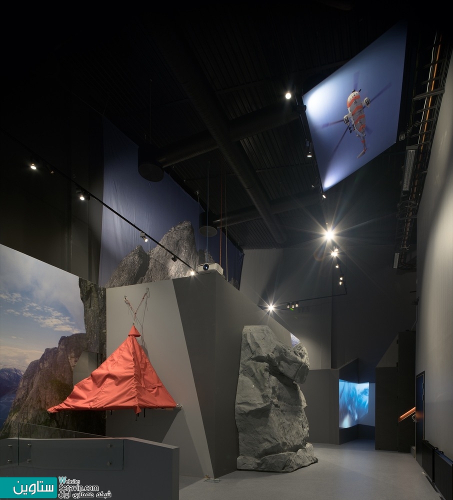 مرکز کوهنوردی , Norwegian , تیم طراحی , Reiulf Ramstad Architects , نروژ , کوهنوردی , Mountaineering Center , Reiulf Ramstad  , فضای ورزشی , آموزش کوهنوردی