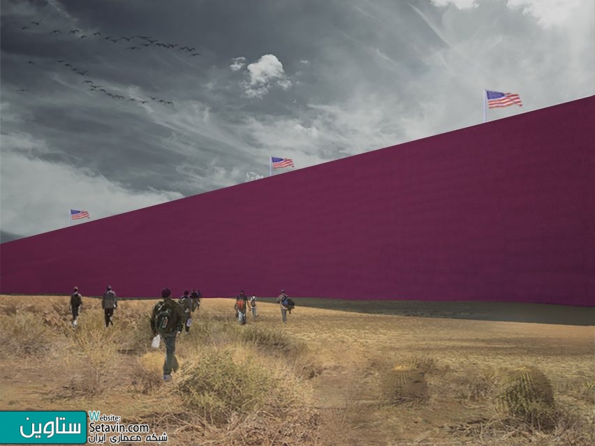 دیوار دونالد ترامپ در مرز مکزیک و آمریکا طراحی شد.