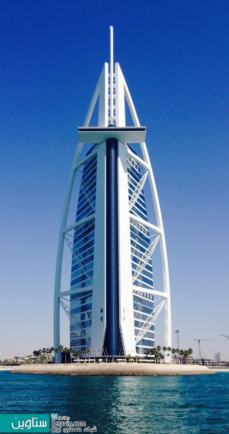 امارات متحده عربی , معماری دبی , معماری امارات , معماری در دبی , Dubai , Architecture of Dubai , برج العرب , Burj al Arab , Tom Wright at WKK Architects , WKK