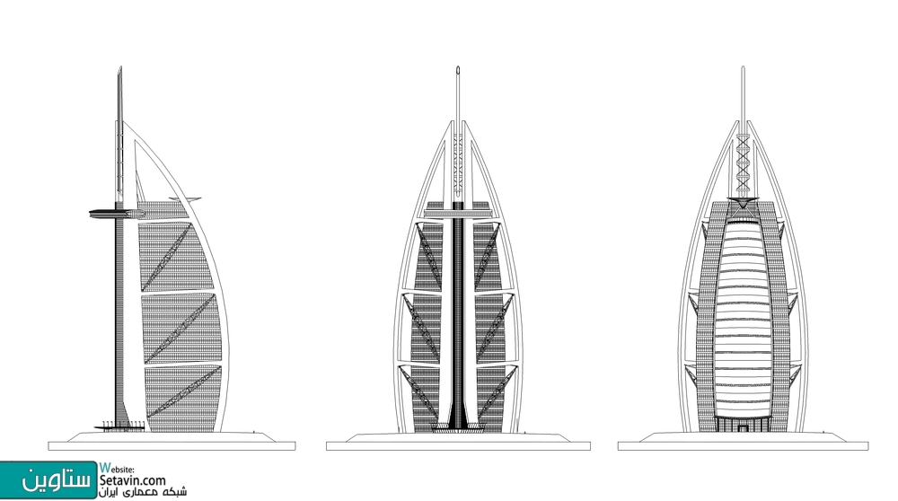 امارات متحده عربی , معماری دبی , معماری امارات , معماری در دبی , Dubai , Architecture of Dubai , برج العرب , Burj al Arab , Tom Wright at WKK Architects , WKK