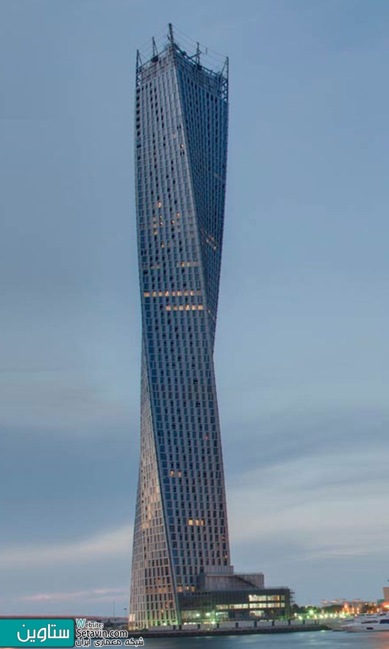 امارات متحده عربی , معماری دبی , معماری امارات , معماری در دبی , Dubai , Architecture of Dubai , برج , Cayan ,  Skidmore, Owings & Merrill , SOM , امارات متحده عربی