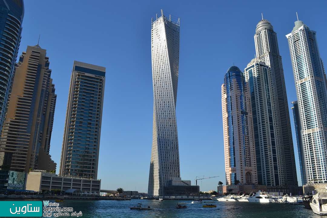 امارات متحده عربی , معماری دبی , معماری امارات , معماری در دبی , Dubai , Architecture of Dubai , برج , Cayan ,  Skidmore, Owings & Merrill , SOM , امارات متحده عربی