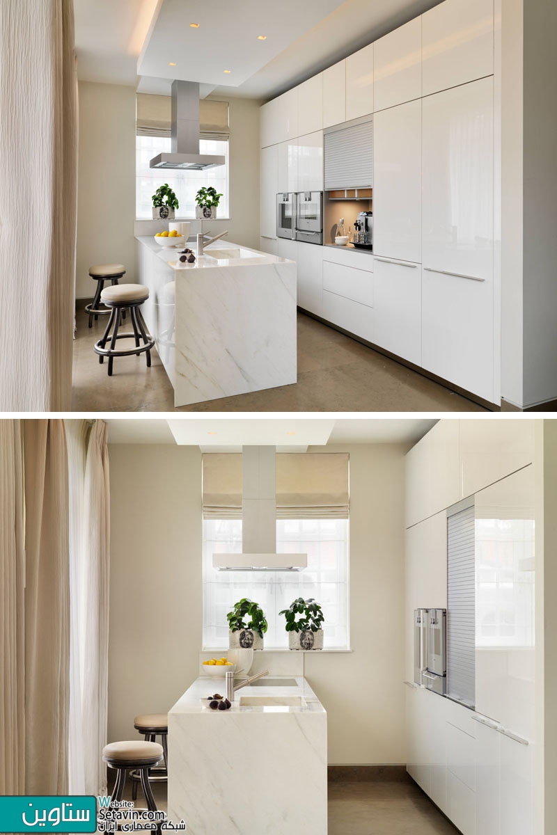 ایده های طراحی آشپزخانه - پنهان ساختن لوازم برقی داخل کابینت