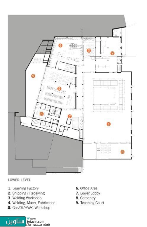 مرکز آموزشی , فناوری و تجارت Kawartha , تیم طراحی معماری , Perkins , Will , کانادا , Sir Sandford Fleming College ,  Kawartha Trades , Technology Centre , آموزش , تجارت , فناوری