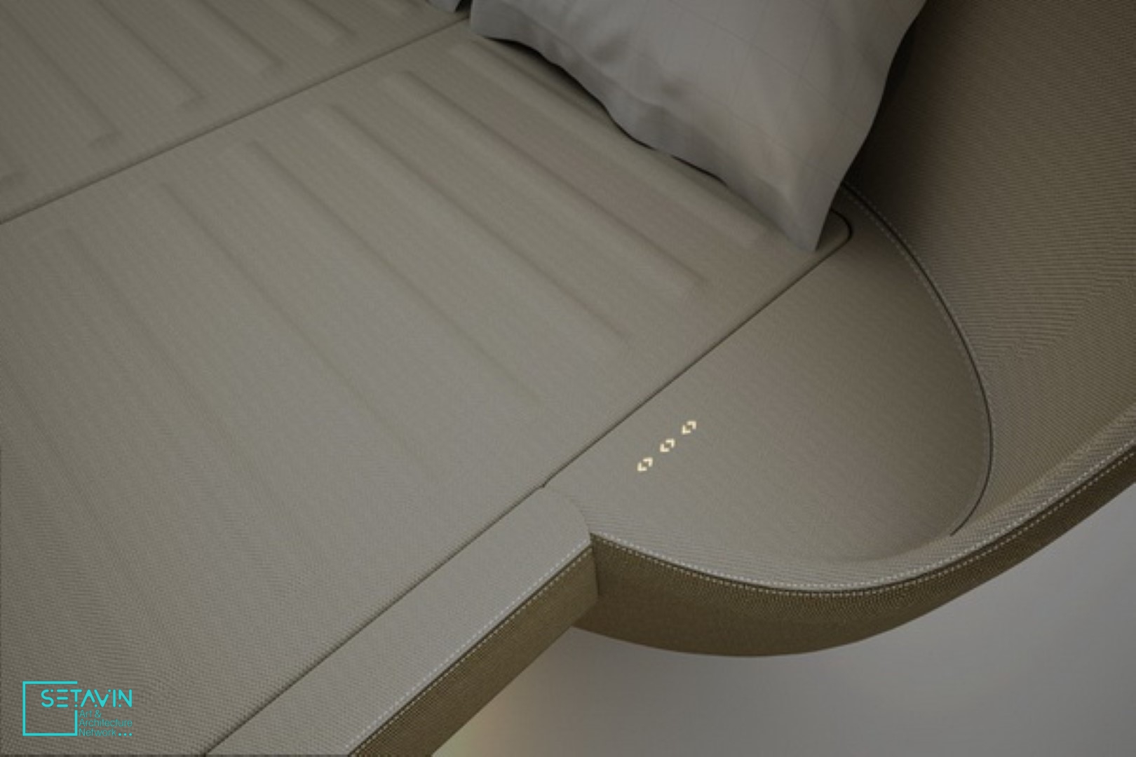 تختخوابی از آینده , Bed Of The Future ، اثر طراح , Axel Enthoven ، سال 2013 , DesleeClama ,Axel Enthoven ,خواب فردا , تختخواب