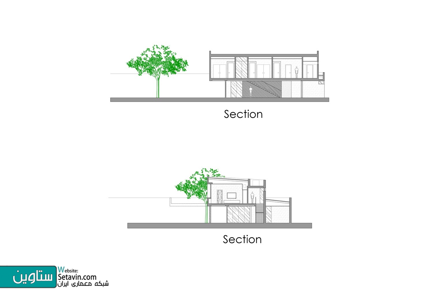 ویلا مسکونی , PL , ویلا , مسکونی , پرو , AI2 Design , طراحی مسکونی , گونه شناسی مسکونی , PL House , خانه , خانه حیاط دار , گچ سفید , چوب طبیعی