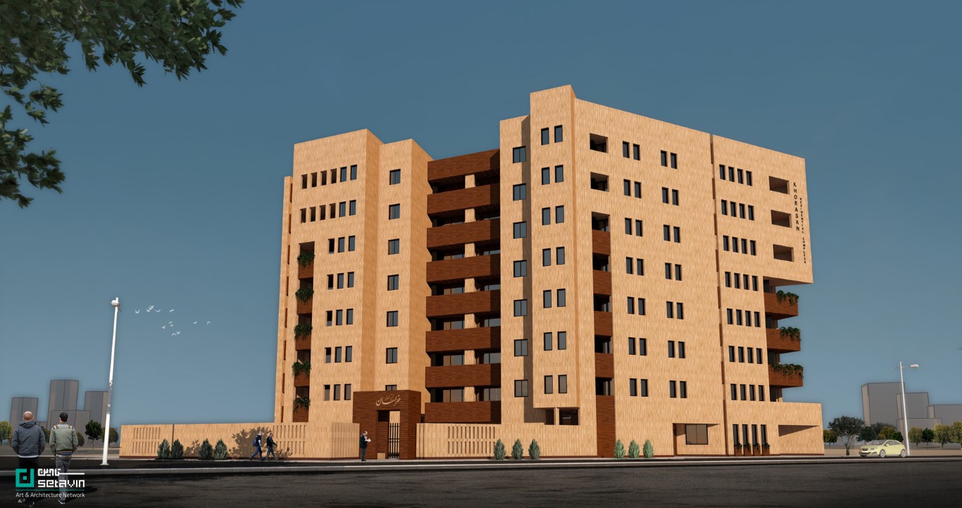 تحلیل معماری مجتمع مسکونی تعاونی مسکن کارکنان روزنامه خراسان؛ رویکردی عقلانی در سازمان‌دهی ۴۲ واحد ۹۰ متری با نور طبیعی، همسانی فضایی و مصالح اقتصادی.
