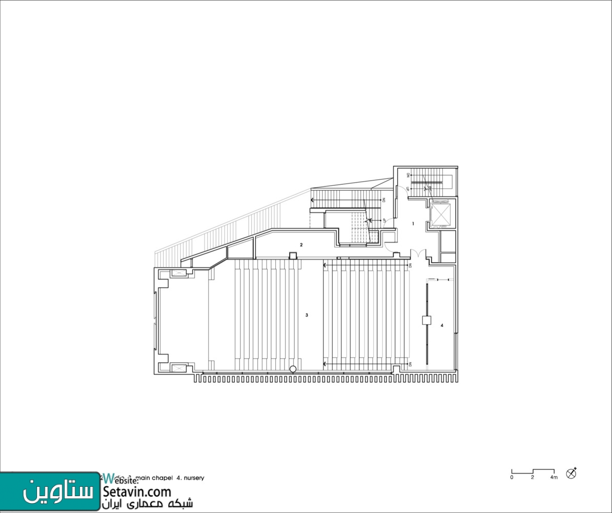 کلیسا closest , کلیسا , Heesoo Kwak , IDMM Architects , کره جنوبی , Church , Kyungsub Shin , بتنی , ساختمانی بتنی