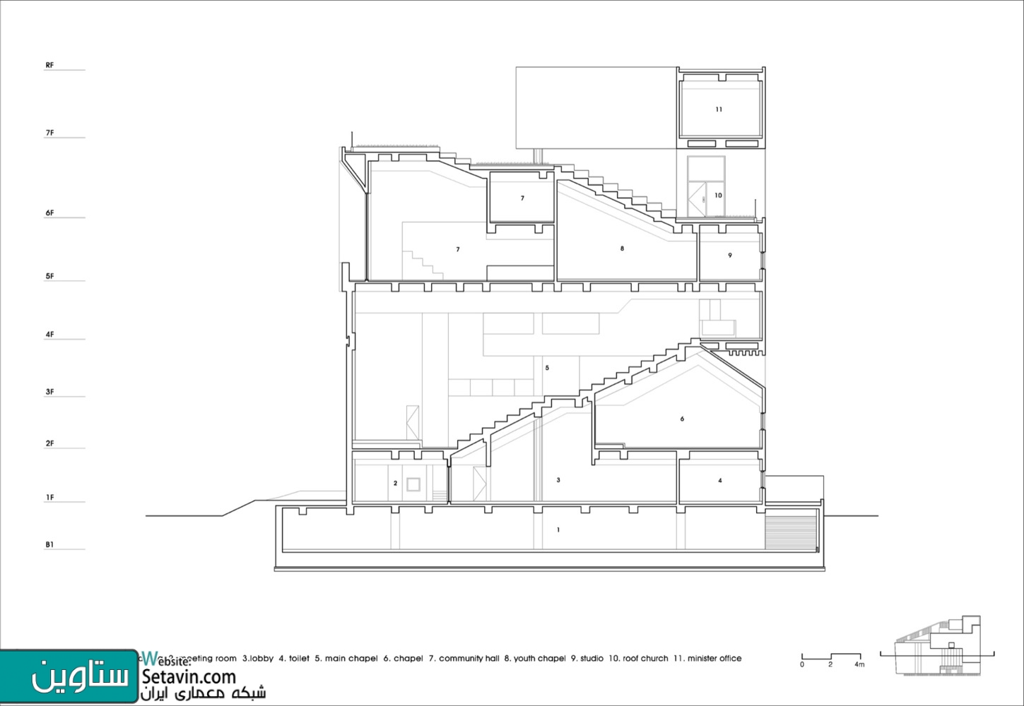 کلیسا closest , کلیسا , Heesoo Kwak , IDMM Architects , کره جنوبی , Church , Kyungsub Shin , بتنی , ساختمانی بتنی