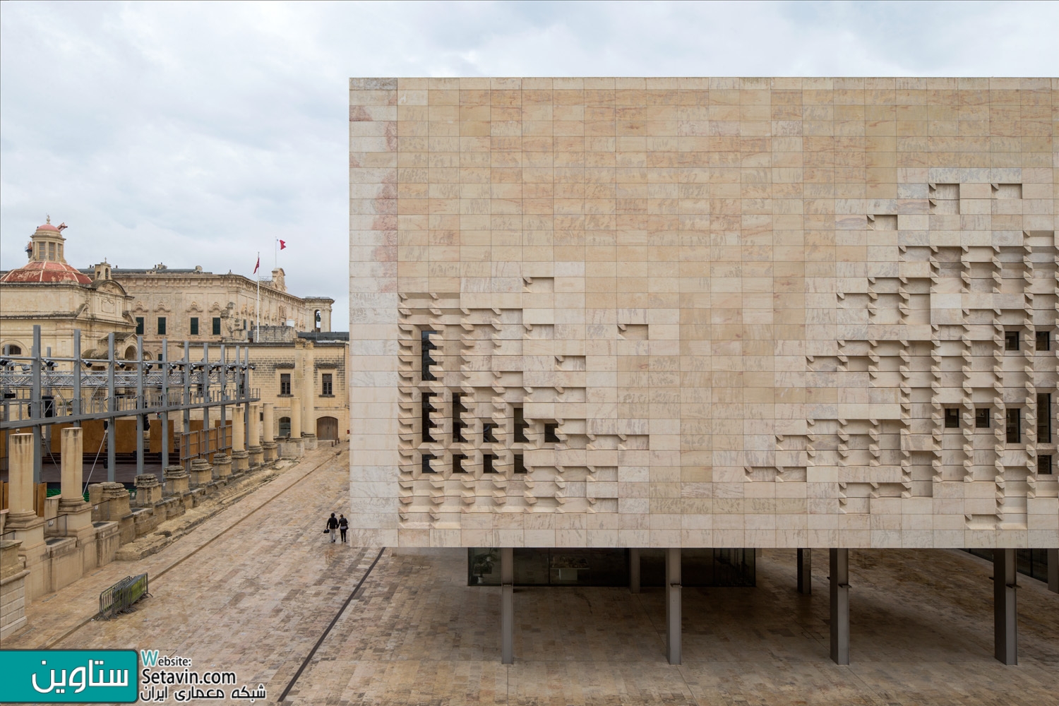 نگاهی به Valletta City Gate اثری از رنزو پیانو