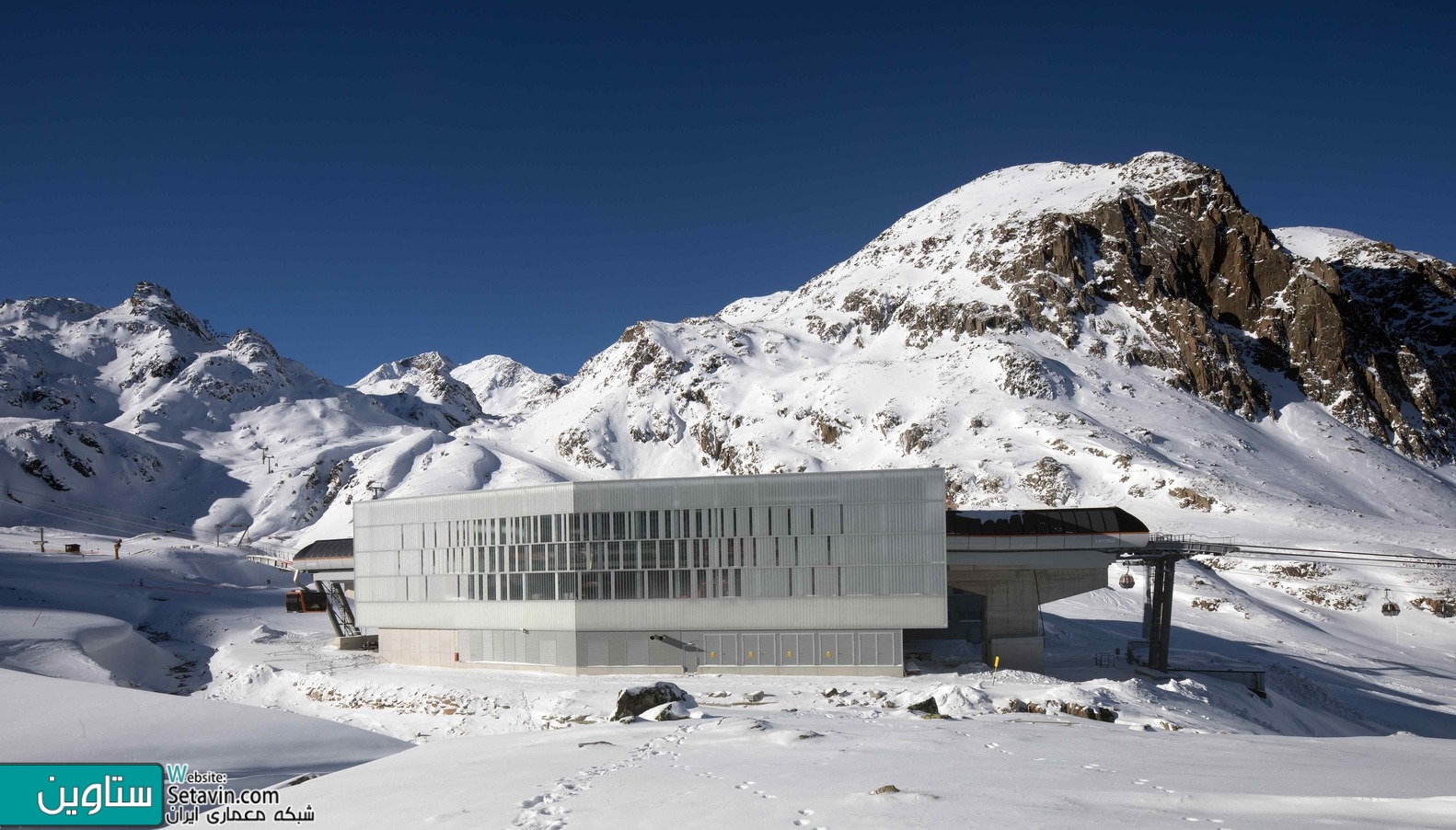 تله کابین , 3S Eisgratbahn , تیم طراحی , ao-architekten , اتریش , Gondola Lift , تله کابین , طراحی تله کابین , Austria , station buildings ,