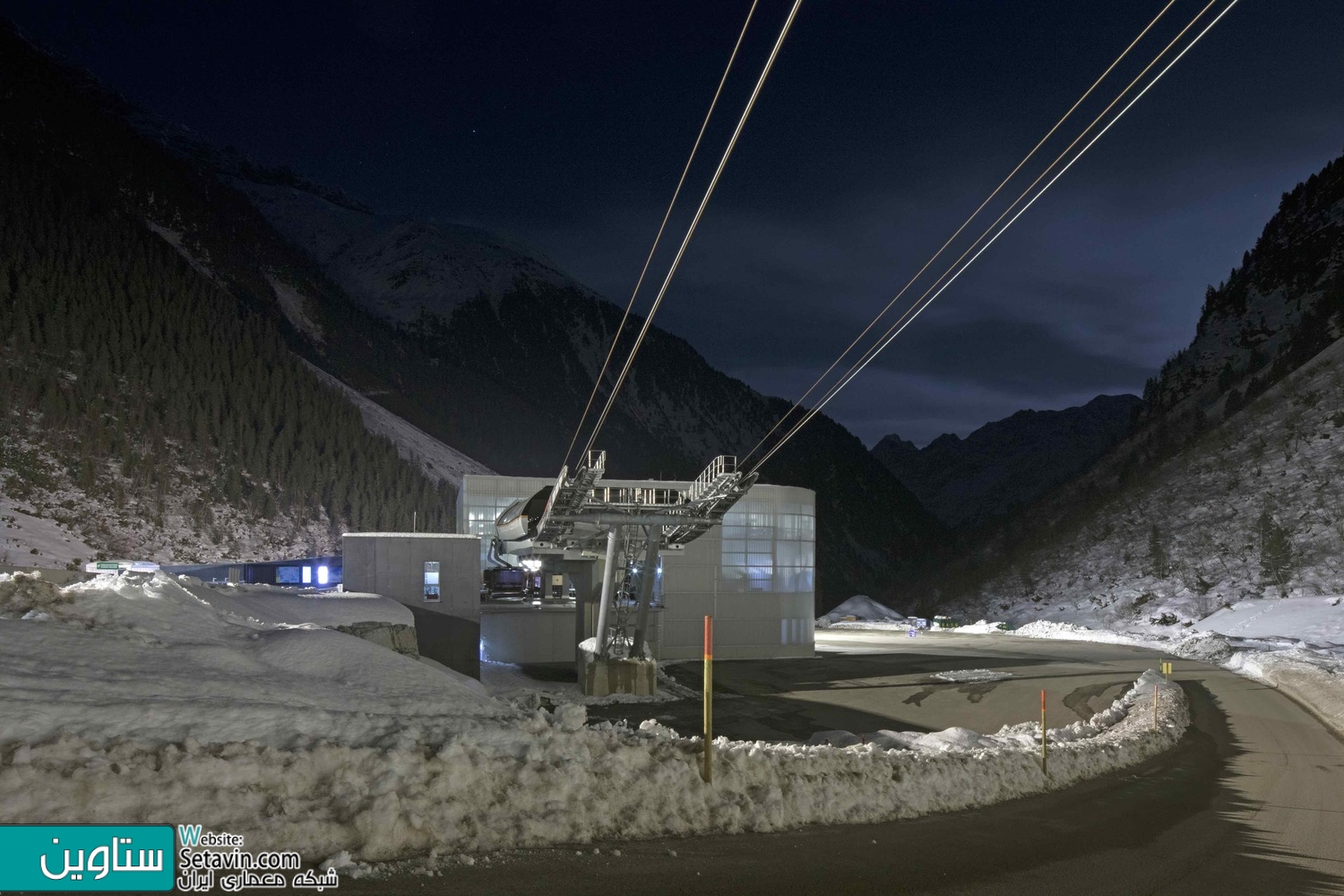 تله کابین , 3S Eisgratbahn , تیم طراحی , ao-architekten , اتریش , Gondola Lift , تله کابین , طراحی تله کابین , Austria , station buildings ,