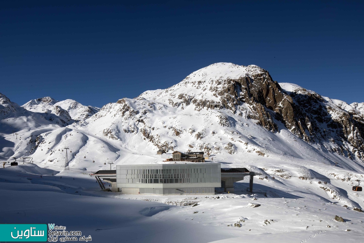 تله کابین , 3S Eisgratbahn , تیم طراحی , ao-architekten , اتریش , Gondola Lift , تله کابین , طراحی تله کابین , Austria , station buildings ,