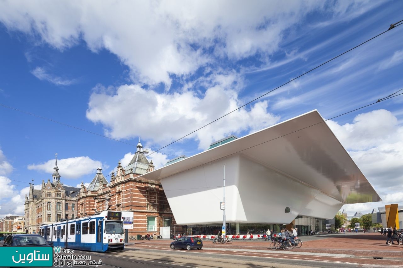 موزه Stedelijk , طراحی موزه , Benthem Crouwel , هلند , Stedelijk , موزه , Stedelijk Museum Amsterdam , آمستردام , Benthem Crouwel Architects