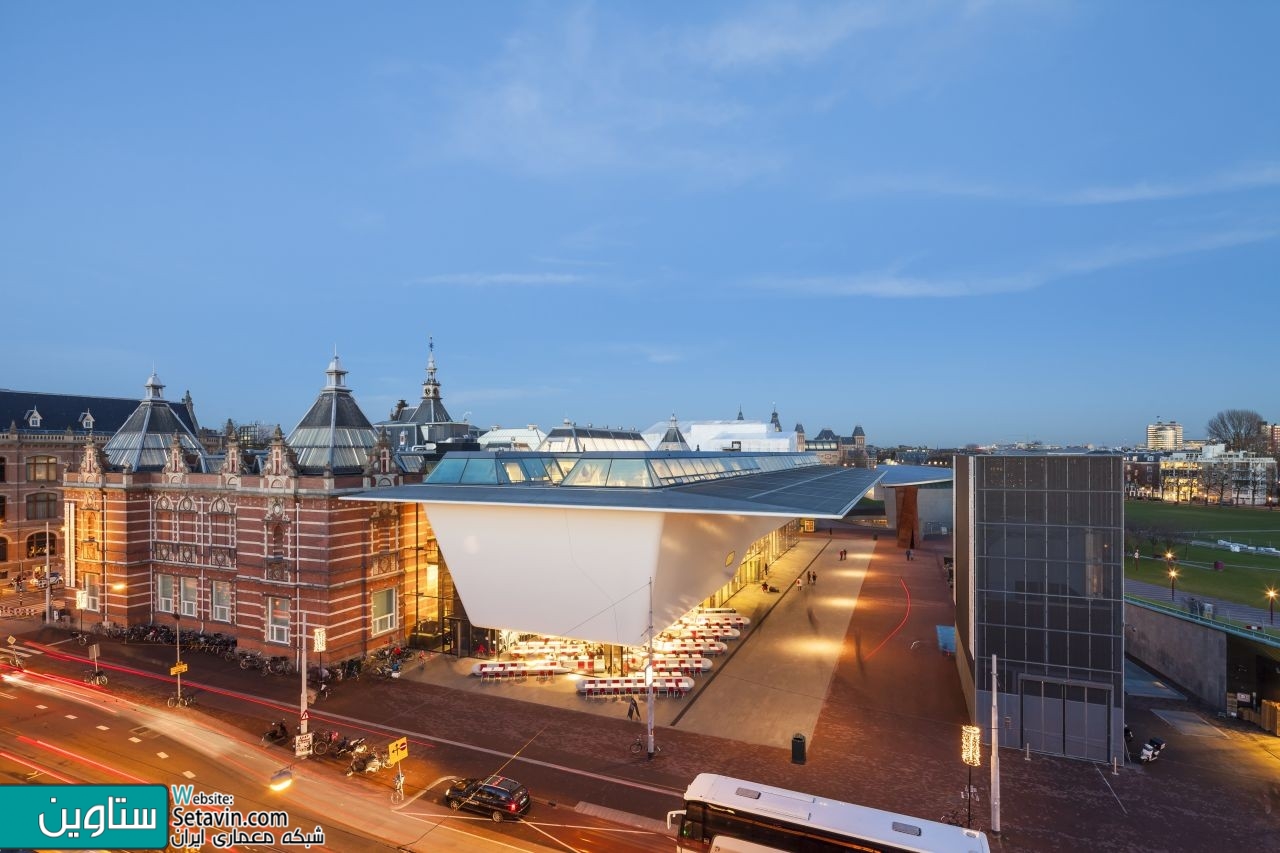 موزه Stedelijk , طراحی موزه , Benthem Crouwel , هلند , Stedelijk , موزه , Stedelijk Museum Amsterdam , آمستردام , Benthem Crouwel Architects