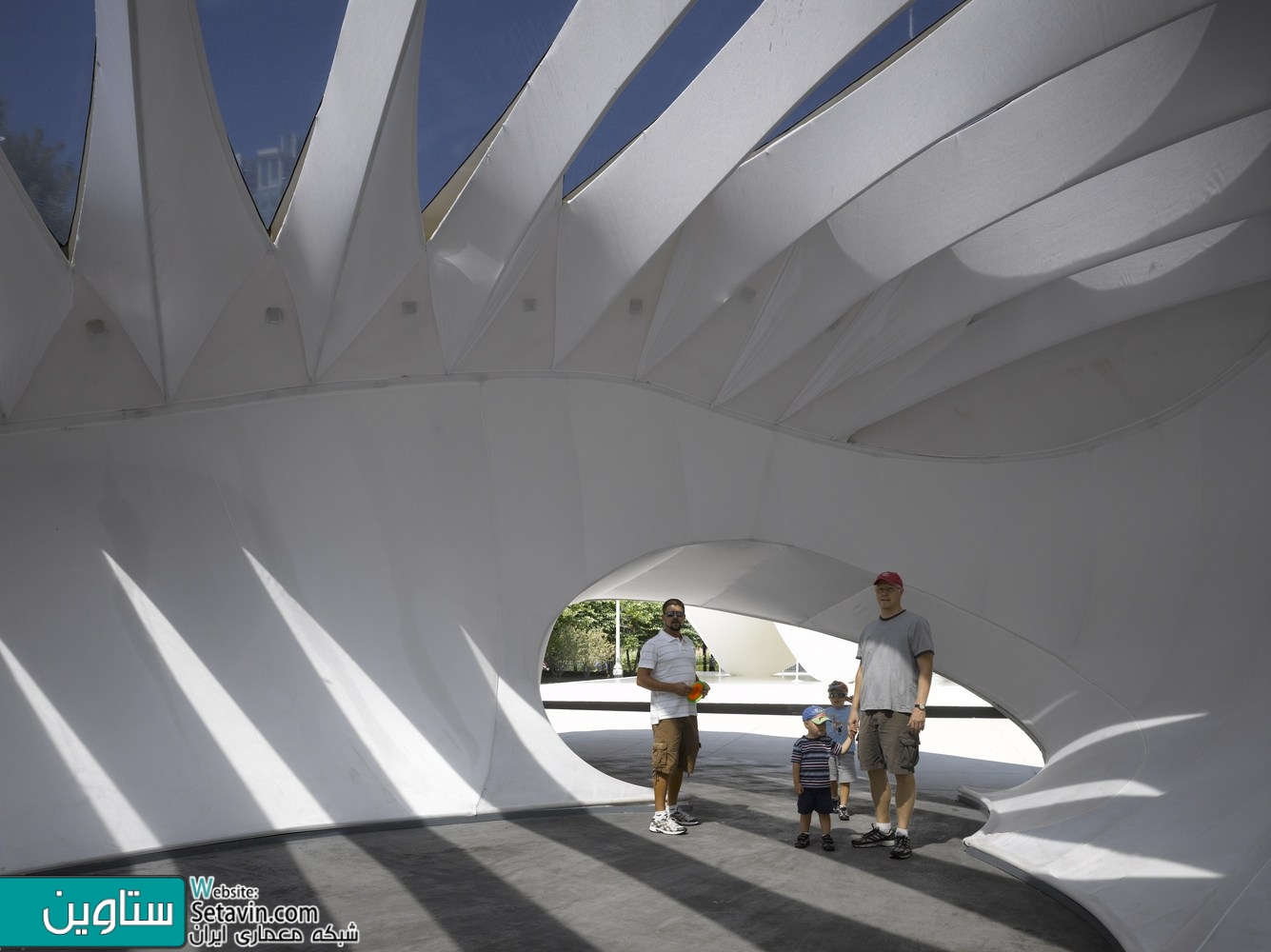 پاویون Burnham , غرفه , نمایشگاه , Zaha Hadid Architects , شیکاگو , Pavilion , Burnham Pavilion , زاها حدید ,  Chicago