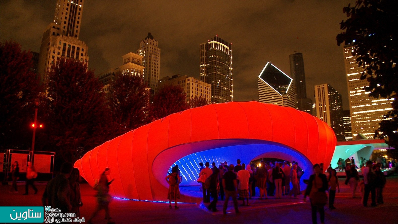 پاویون Burnham , غرفه , نمایشگاه , Zaha Hadid Architects , شیکاگو , Pavilion , Burnham Pavilion , زاها حدید ,  Chicago