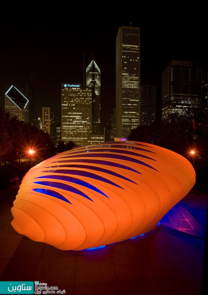 پاویون Burnham , غرفه , نمایشگاه , Zaha Hadid Architects , شیکاگو , Pavilion , Burnham Pavilion , زاها حدید ,  Chicago