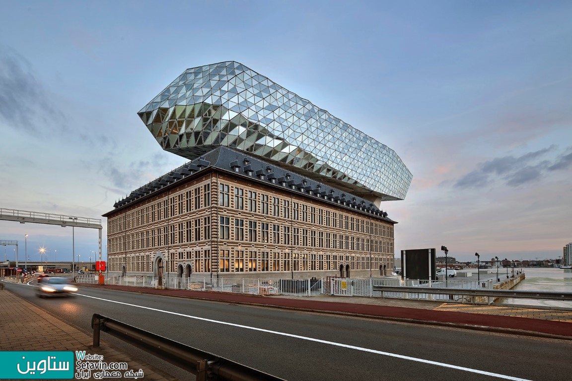 ساختمان اداری بندرگاه Port House , اثر تیم طراحی معماری زاها حدید , بلژیک , Antwerp , Belgium , بندر , ساختمان اداری بندرگاه , Zaha Hadid Architects , بندرگاه , زاها حدید
