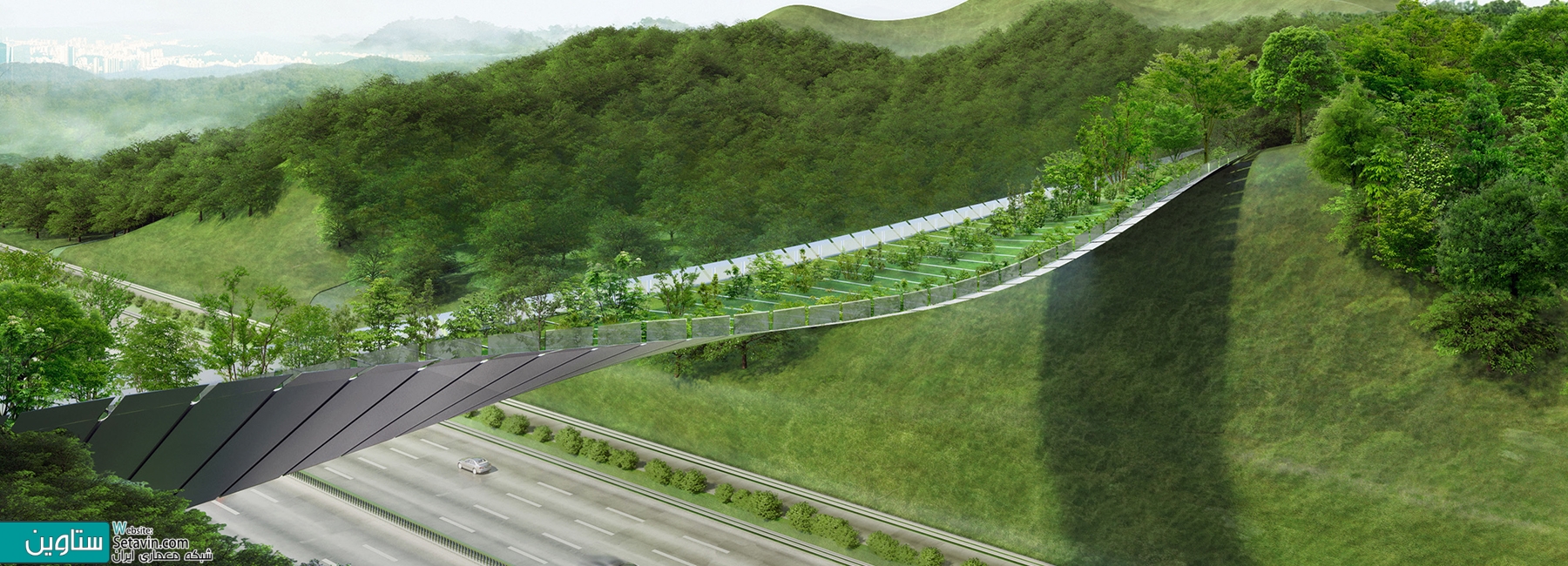 طراحی پلی میان زندگی شهری و حیات وحش کره
