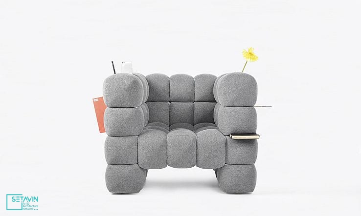 فضای ذخیره سازی , کاناپه , Huzi Design , کاناپه Lost In Sofa ، اثر طراح HUZI DESIGN , کاناپه , مبل , مبلمان فضا , دکوراسیون داخلی , طراحی مبلمان