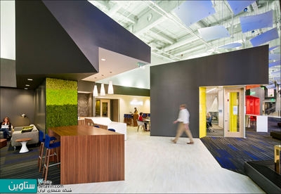 طراحی داخلی دفتر مایکروسافت در سانفرانسیسکو