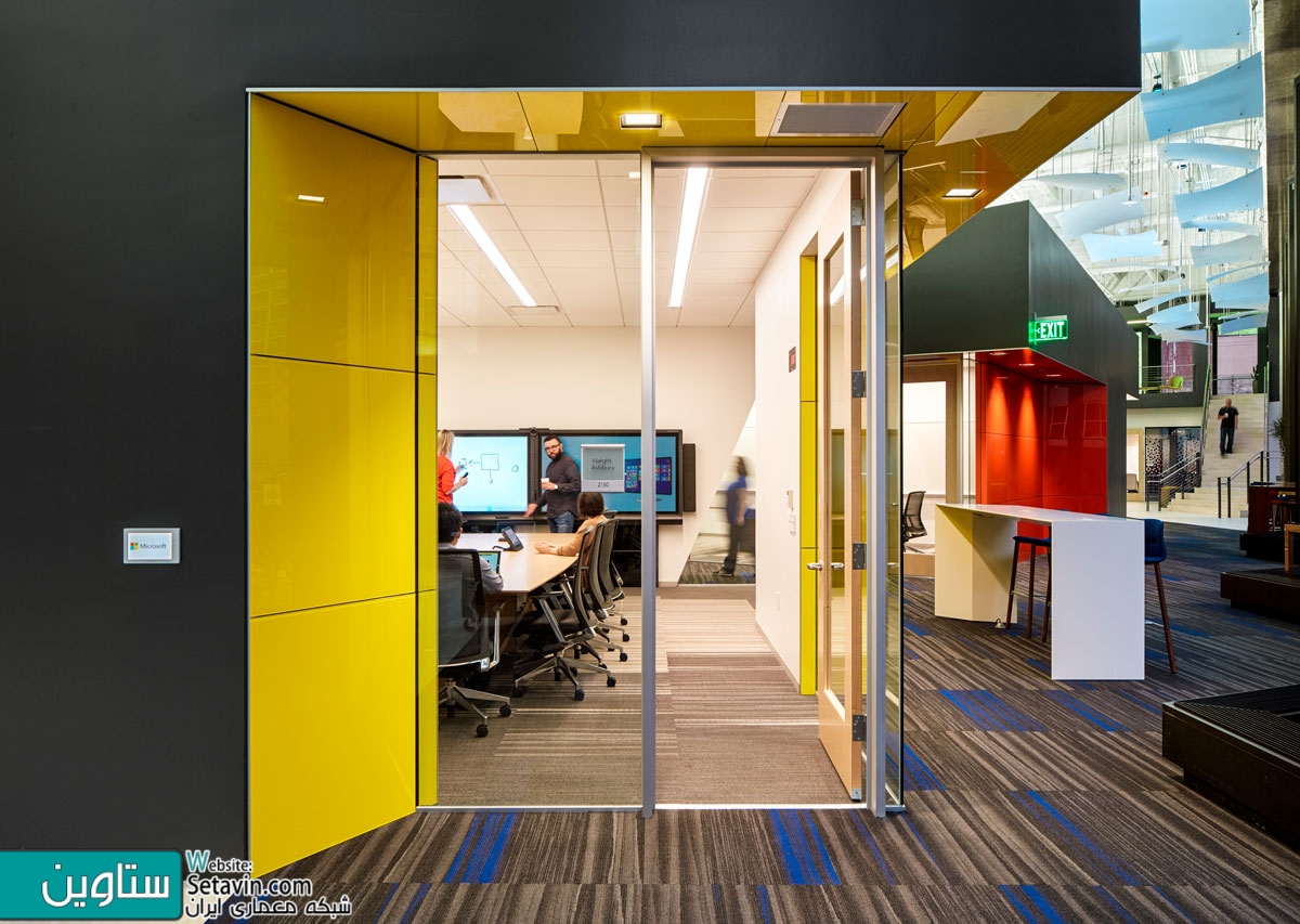 طراحی داخلی دفتر مایکروسافت در سانفرانسیسکو