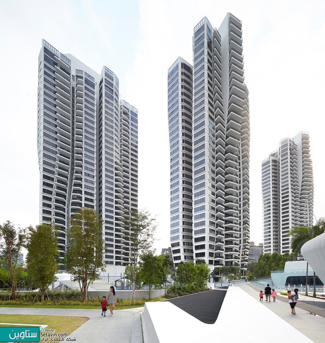 مجتمع مسکونی D Leedon , اثر تیم طراحی معماری Zaha Hadid Architects , سنگاپور , landscaping , مسکونی , towers , برج , residential towers , هفت برج مسکونی , seven residential towers , زاها , facilities , حدید , خانه , Residential , Multi Unit Housing , مجتمع , Zaha Hadid Architects , باغ گیاه شناسی , هفت آسمانخراش , آسمانخراش , دوبلکس ویلا , پنت هاوس