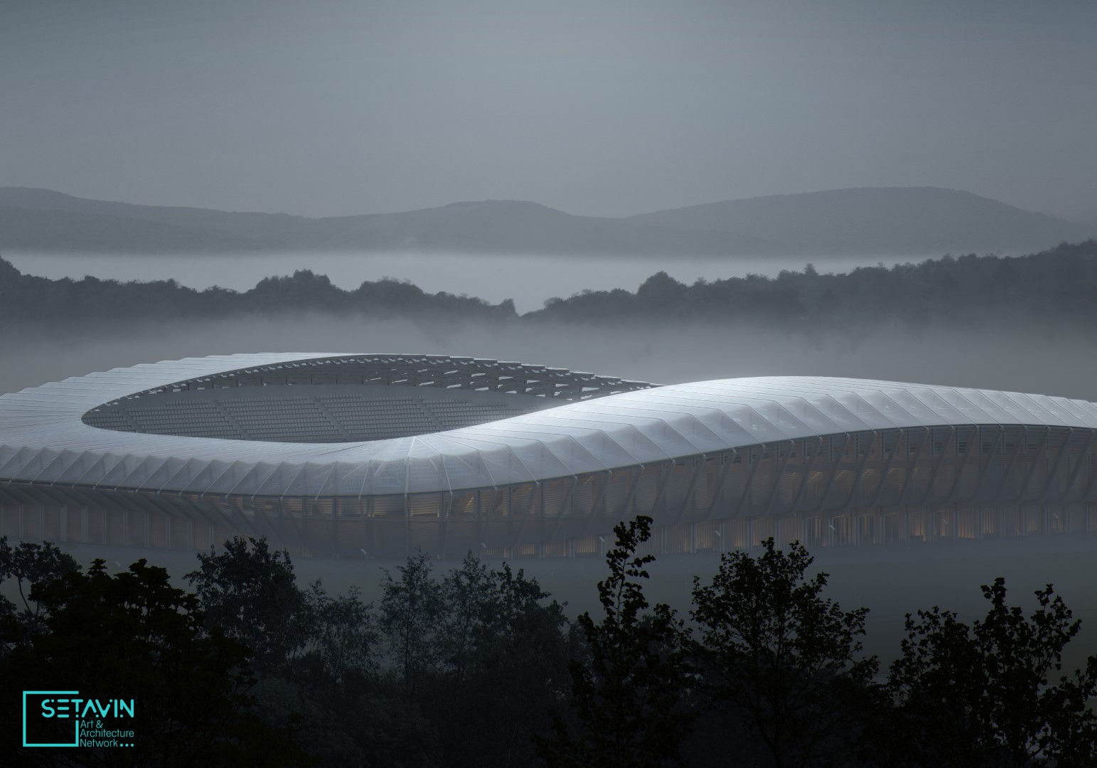 استادیوم چوبی Rovers , زاها حدید , بریتانیا , استادیوم , چوبی , Rovers , استادیوم چوبی , ورزشگاه , Zaha Hadid Architects , ورزشی , Hospitality , Sport , Stadium ,