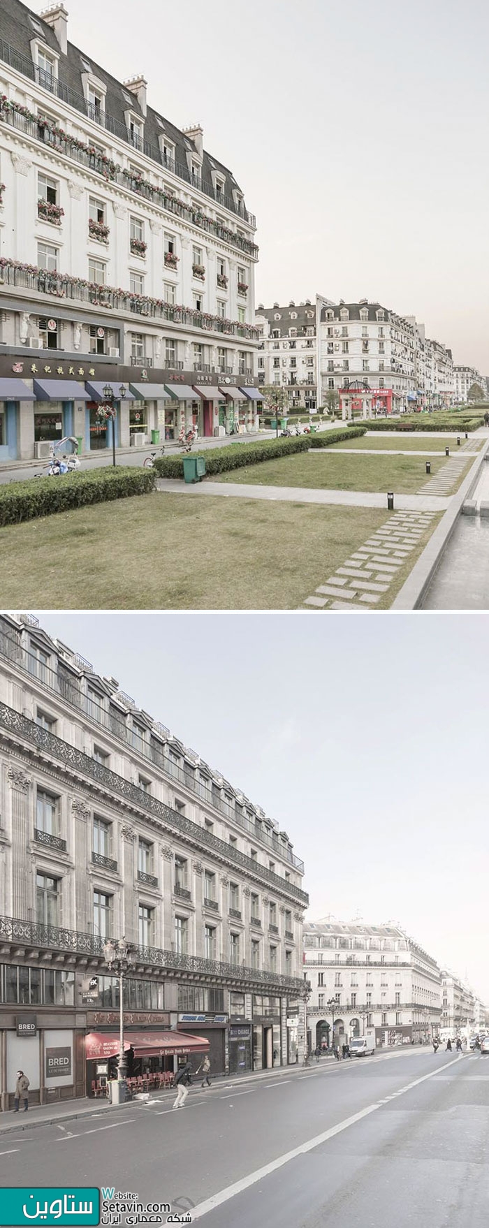 تقلید چینی ها از ساختمانهای پاریس