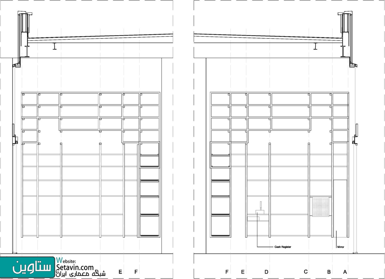 طراحی داخلی فروشگاه کیف , اثر تیم طراحی DearDesign , اسپانیا , طراحی داخلی , This Low-Cost System Creates Sleek Shelving from Simple Plasterboard Profiles , دکوراسیون , Plasterboard , دکور , Low-Cost System , ارزان قیمت , مدیریت طراحی داخلی , مدیریت هزینه , DearDesign , Architects , معمار , Cornella, Barcelona, Spain , فروشگاه , Creative director , طراح داخلی , Juan Verdeguer, Anna Garreta, Adriana Camps , فروشگاه , تجاری , مغازه , کیف و کفش , کیف