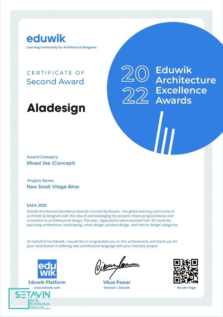 مسابقات Edwik Architecture Excellence Awards 2022 , مسابقات معماری , Edwik Architecture Excellence Awards , علی لواسانی , آتلیه معماری آلادیزاین