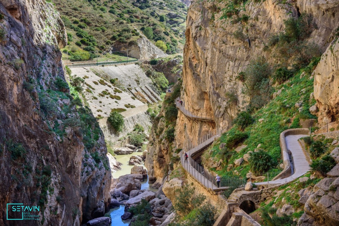 گذرگاه Caminito del Rey , خطرناک ترین گذرگاه دنیا در اسپانیا , گذرگاه , Caminito del Rey , خطرناک ترین گذرگاه دنیا , اسپانیا , خطرناک ترین گذرگاه , گذرگاه کوچک شاه , زبان اسپانیایی ، ال کامینیتو دل ری ,رودخانه گادالهورس , ستاوین , جهان نما , شبکه هنر و معماری , کوهستان