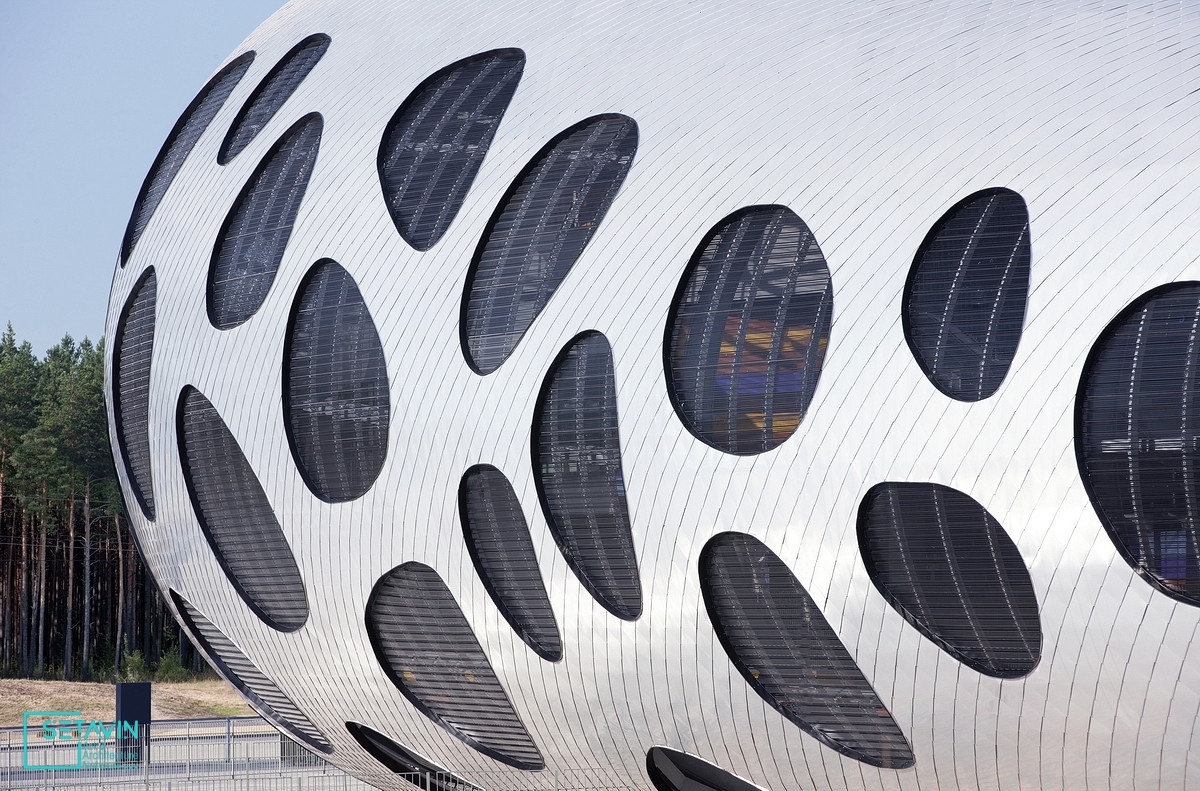 ورزشگاه , Football Stadium Arena Borisov , OFIS Architects , فوتبال , Football Stadium , استادیوم فوتبال , Arena Borisov , استادیوم فوتبال آرنا بوریسوف , Borisov , آرنا بوریسوف , استادیوم ورزشی , تماشاگران , ظرفیت استادیوم , گروه معماری OFIS , ستاوین , پروژه های معماری , اخبار معماری , هنر و معماری