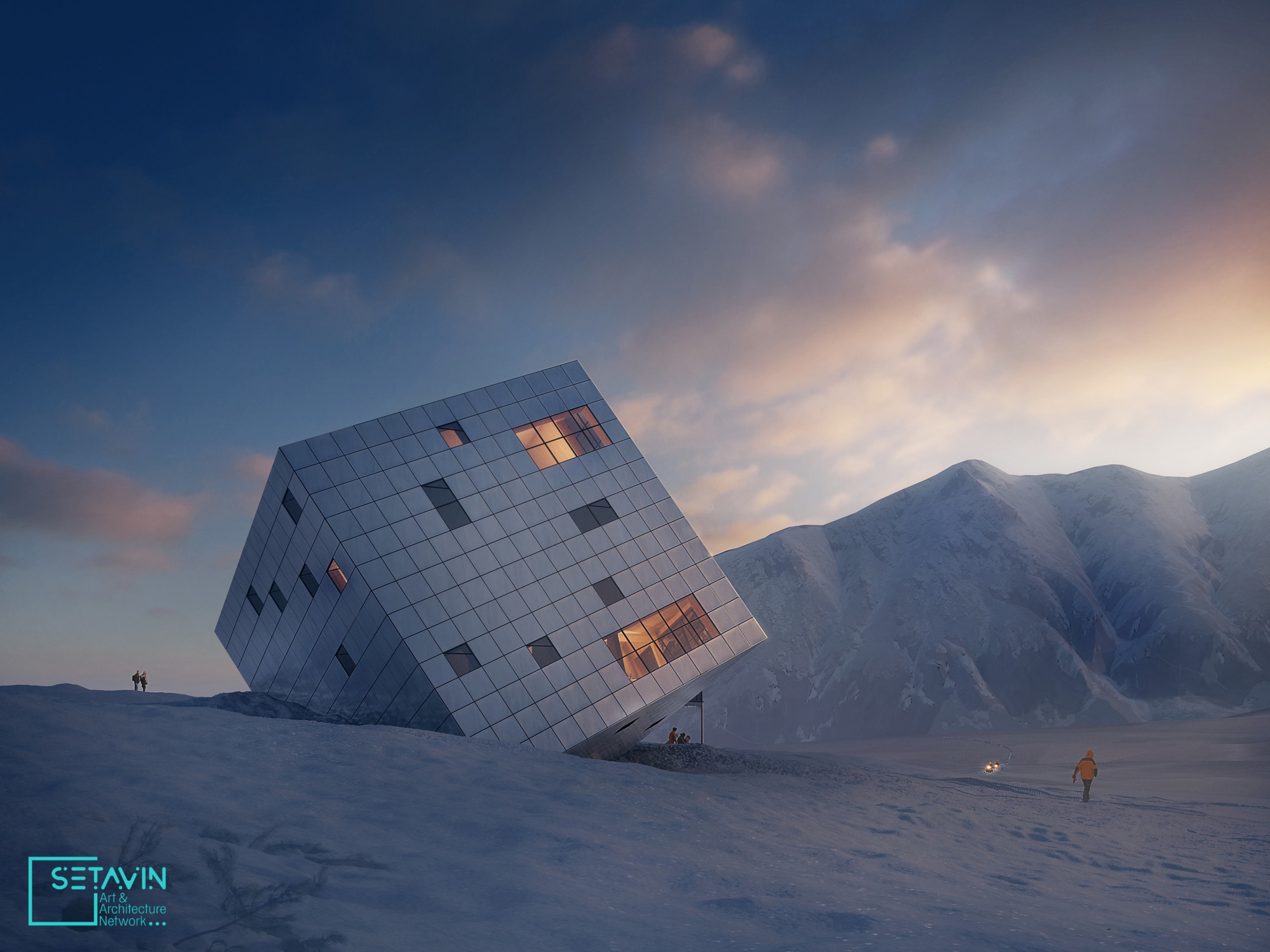 اقامتگاه کوهستانی Cuboidal Mountain Hut , آتلیه معماری Atelier 8000 , اسلواکی , اقامتگاه کوهستانی , Cuboidal Mountain Hut , آتلیه معماری , Atelier 8000 , استراحتگاه کوهستانی , استراحتگاه , کوهستانی