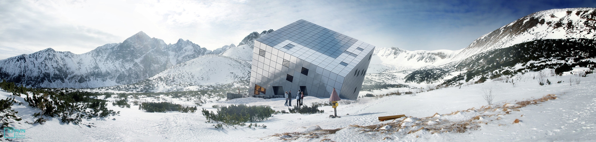 اقامتگاه کوهستانی Cuboidal Mountain Hut , آتلیه معماری Atelier 8000 , اسلواکی , اقامتگاه کوهستانی , Cuboidal Mountain Hut , آتلیه معماری , Atelier 8000 , استراحتگاه کوهستانی , استراحتگاه , کوهستانی