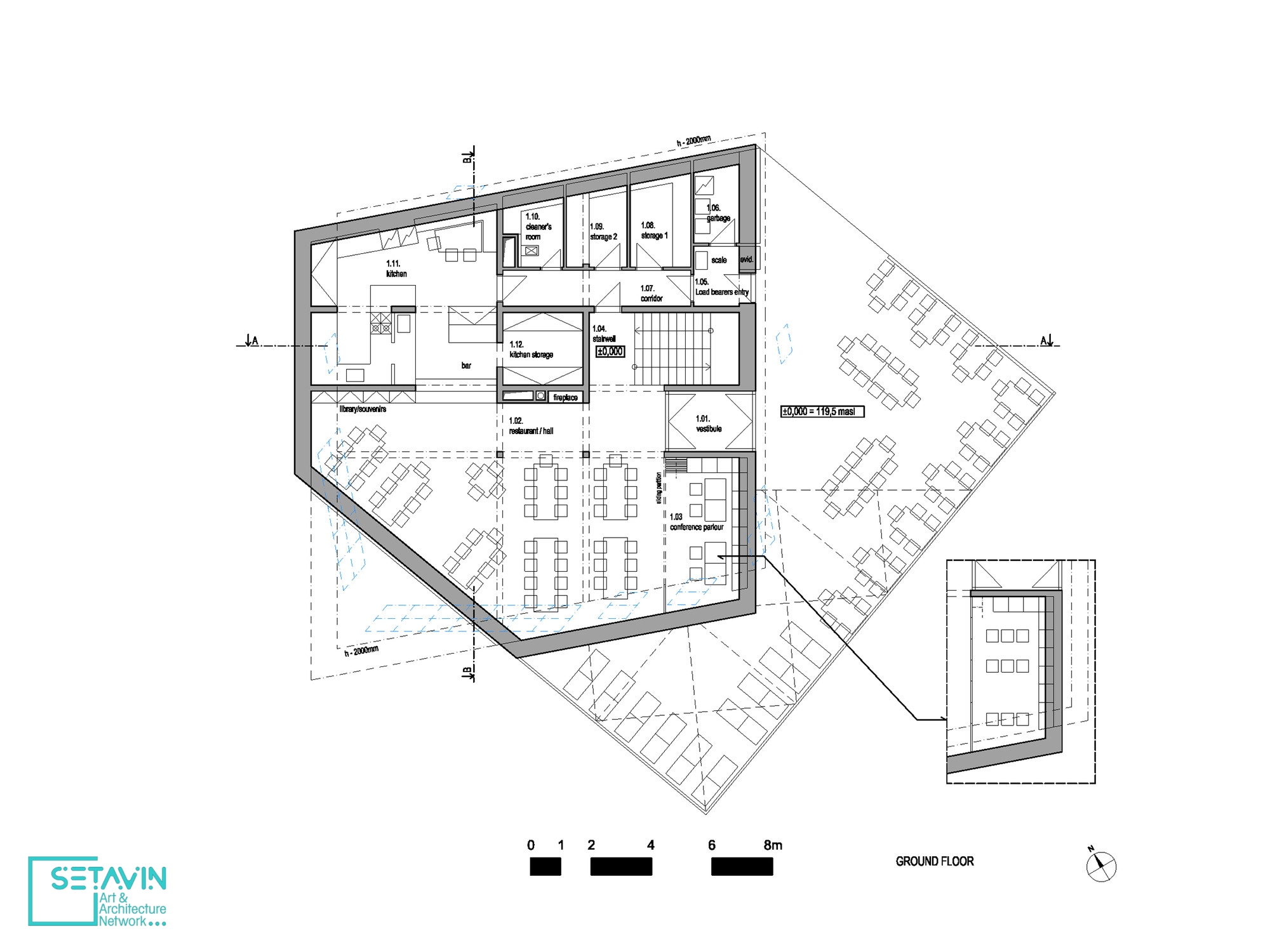 اقامتگاه کوهستانی Cuboidal Mountain Hut , آتلیه معماری Atelier 8000 , اسلواکی , اقامتگاه کوهستانی , Cuboidal Mountain Hut , آتلیه معماری , Atelier 8000 , استراحتگاه کوهستانی , استراحتگاه , کوهستانی