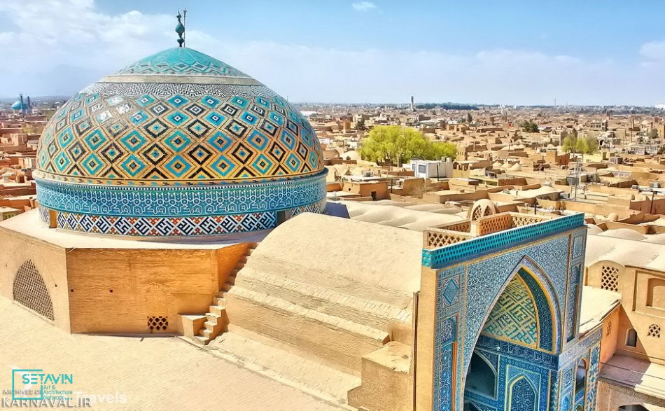 مسجد جامع , Jameh Mosque , مسجد , Yazd , جامع , ایران , یزد , استان یزد , جمعه شهرستان ، جامع عتیق , مسجد جمعه قدیم درده , جامع نو , سلجوقی , آل مظفر , تیموریان , صفویه , قاجاریه , علاء الدوله کالنجار , سید رکن الدین محمد قاضی , مساجد , معماری ایرانی , مردم ایران , دین اسلام , مساجد ایرانی , مسجدهای جهان اسلام , شبکه هنر و معماری ستاوین , بناهای تاریخی , جاذبه های گردشگری , شاهکارهای هنر معماری ایران , مسجد جامع شهر یزد , بلندترین مناره جهان , بلندترین مناره ,  مناره , محلۀ دل‌نواز فهادان , محلۀ قدیمی فهادان , مسجدجامع یزد , محل اجتماع مردم ,  مسجد عتیق