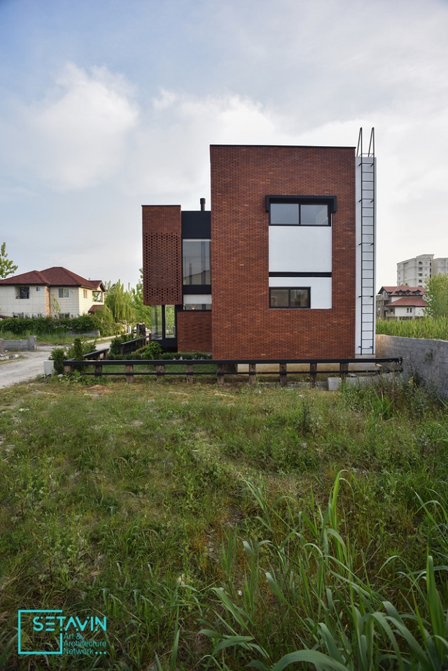 خانه آجری مازیار،اثر شرکت معماری نقش خاک،مازندران