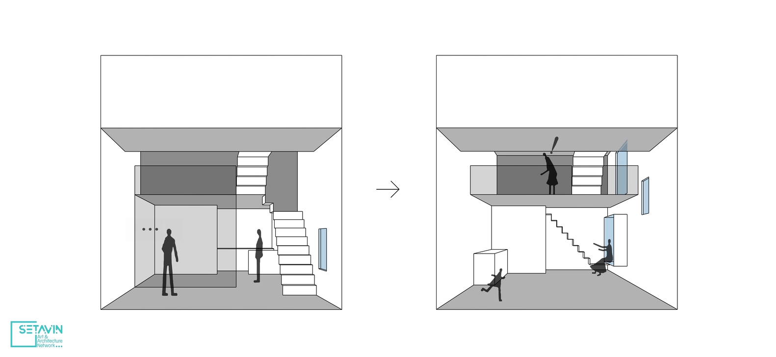 ساختمان Blank House , اثر استودیو HAO Design , تایوان ,  HAO Design , مسکونی , Blank House , طراحی مسکونی , House , طراحی معماری , archdaily , طراحی ساختمان , طراحی داخلی , Fernanda Castro , دکوراسیون داخلی , staircase , پلکان داخلی , design , طراحی , شبکه هنر , هنر و معماری , ستاوین , شبکه ستاوین