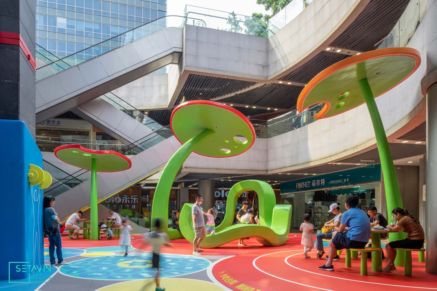 پروژه Secret Garden Plaza ، اثر تیم طراحی 100 Architects ، چین