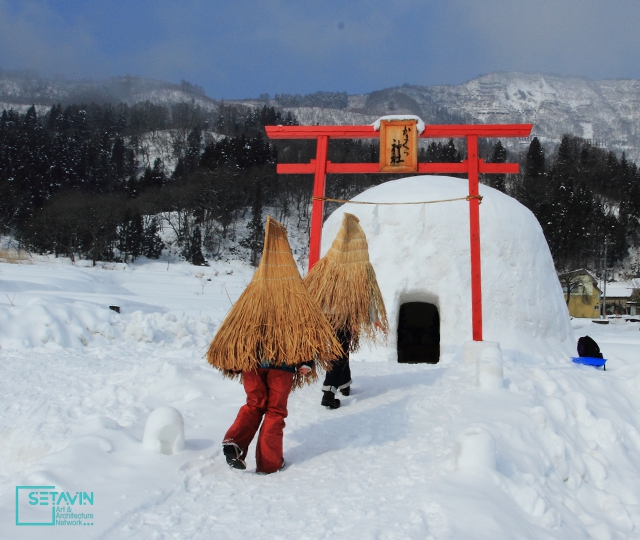 رستوران برفی دهکده KAMAKURA ژاپن